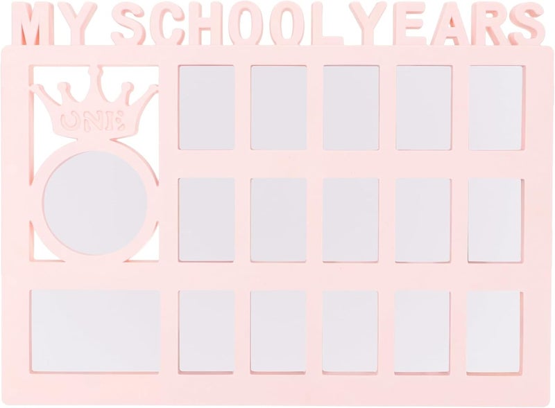 Zerodeko Year Picture Frame Collage 36x25cm Plastic Memory Photo Holder for Growth Records and ’s Tabletop Display - Image 1