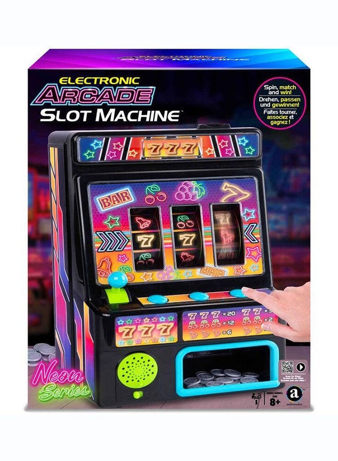 Ambassador Electronic Arcade Slot Machine (Neon Series) - Image 2