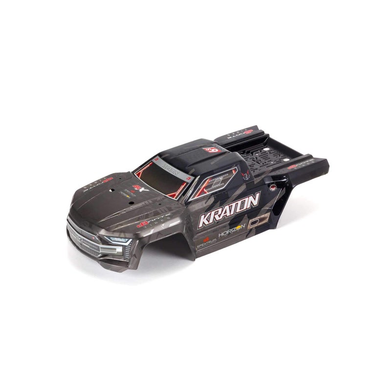 ARRMA EXB Painted Decaled Trimmed Body Black KRATON 6S BLX ARA406159 - Image 3