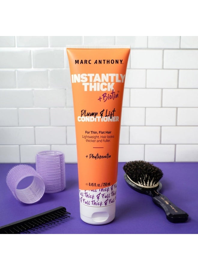 MARC ANTHONY Instantly Thick+Biotin Conditioner | For Thicker & Fuller Feeling Hair | Lightweight Formula | Provides Strength, Moisture & Shine | 250Ml - Image 5