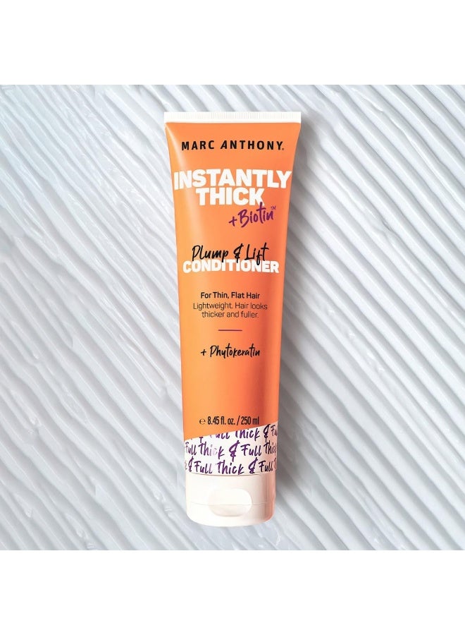 MARC ANTHONY Instantly Thick+Biotin Conditioner | For Thicker & Fuller Feeling Hair | Lightweight Formula | Provides Strength, Moisture & Shine | 250Ml - Image 4