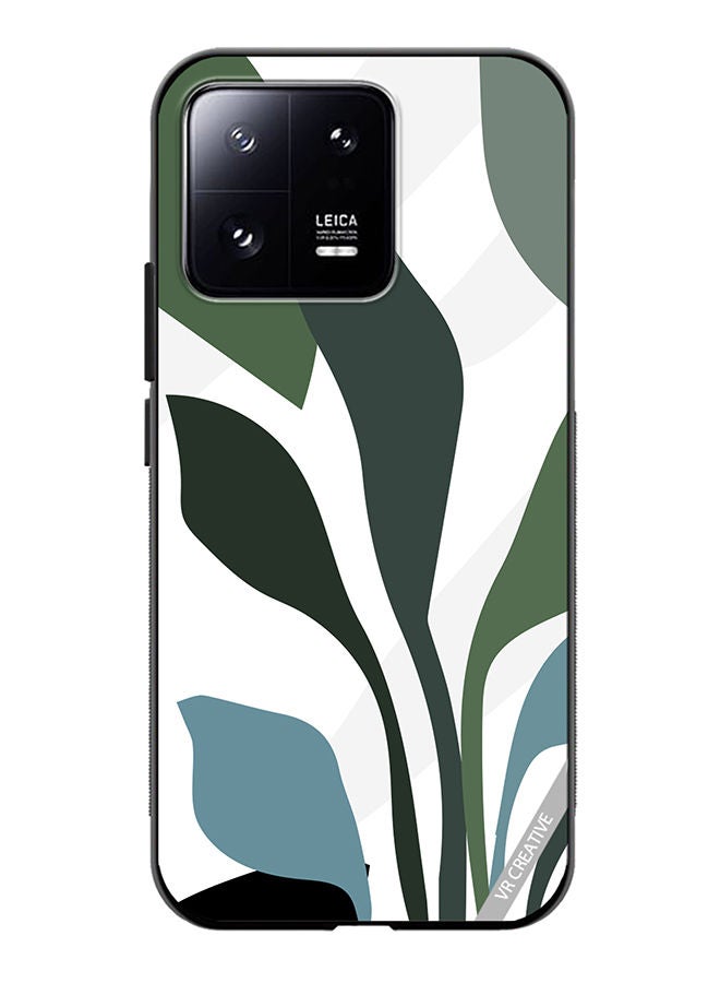 VR CREATIVE Protective Case Cover For Xiaomi 13 Leaf Tropical Design Multicolour - Image 1