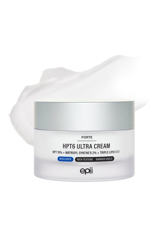 epii HPT6 10% Ultra Cream & Serum Set - Anti Aging Skincare Set with HPT Complex 10% & Matrixyl Synthe'6 2% - Firming Face Moisturizer + Peptide Face Serum for Wrinkles, Elasticity & Hydration - Image 2