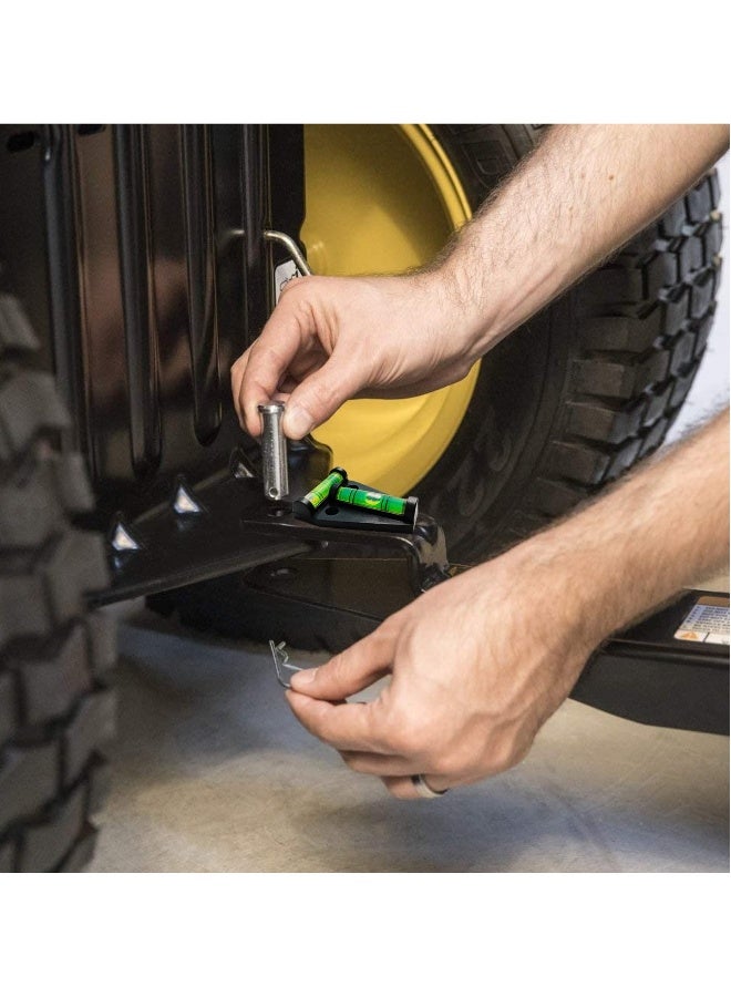 5 Pcs Small Spirit Level Set, Caravan Levelling Motorhome Gadget, Mini Level Spirit for Levelling Campervan RVs, Camper, Travel Trailer, Black - Image 3