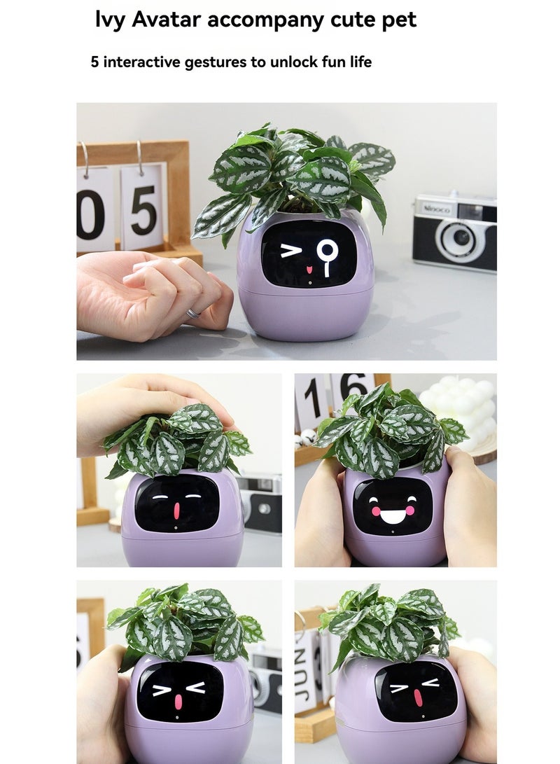 AI Plant Pet Robot Intelligent Maintenance Reminder Emotional Interactive Desktop Toy - Image 2