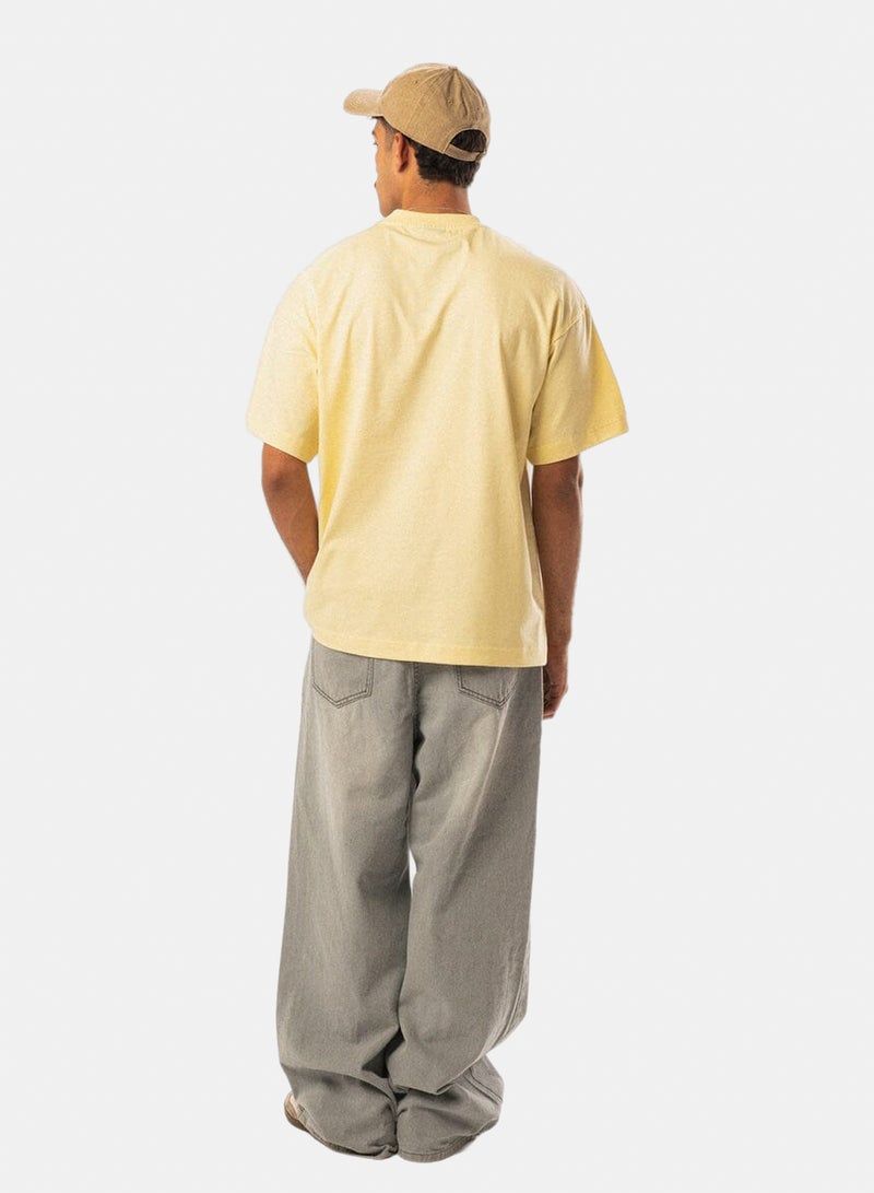 In Your Shoe Butter Yellow Oversized Tee - Image 2