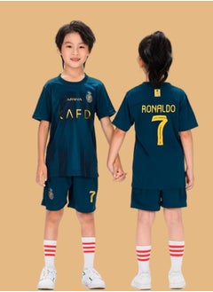 M MIAOYAN Ronaldo Riyadh away children's football jersey  - Image 2