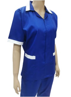 Maid Uniform with Zipper Top and Pants Royal Blue Domestic Helper Uniform - pzsku/Z0CCA970D170D7DF74083Z/45/_/1716562506/6276792d-e39b-4154-97e5-a8c2f30d66e5