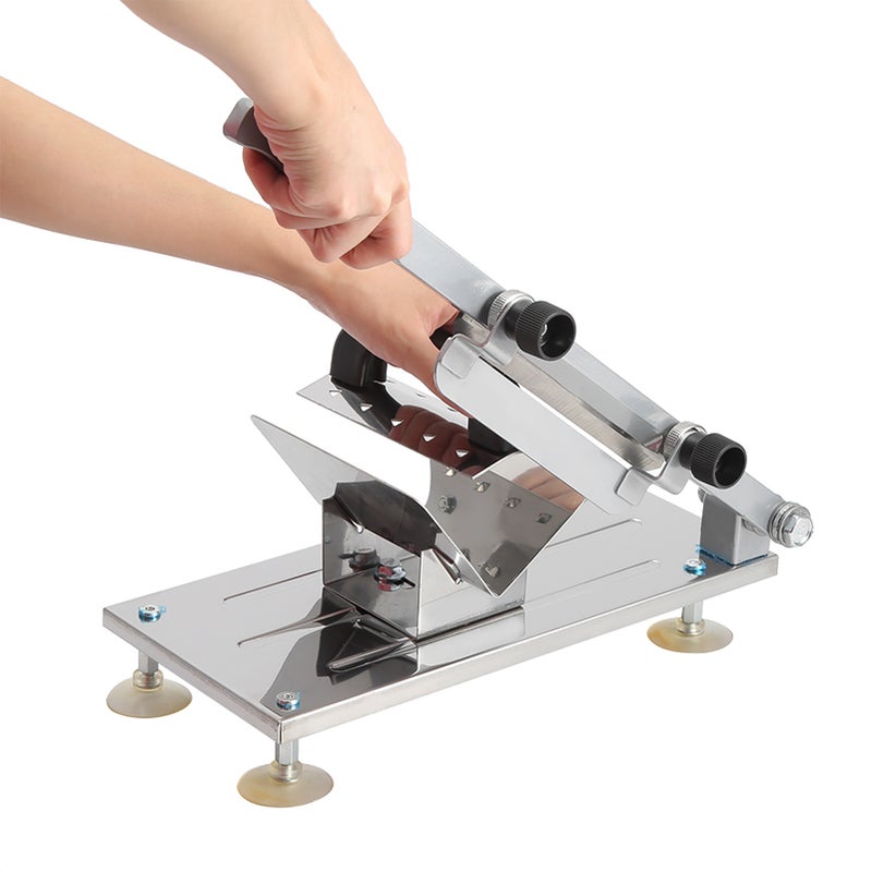 Multifunctional Household Manual Frozing Meat Beef Mutton Sheet Roll Cutter Slicing Machine Multifunctional Meat Cutter - Image 5