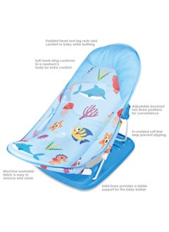 Baby Bath Chair with Pillow/Blue /Non-functional, Age Standard 0+, Load Capacity 9kg - pzsku/Z0CCAD74F5741324A51D6Z/45/_/1726734903/bba77e35-3cb4-4be0-8d92-d684ba33f385