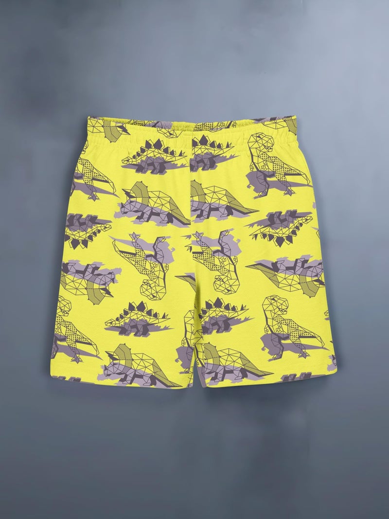 HELLCAT Boys Dress Clothing Set Combo with Tshirts & Shorts - Pack 1 Lavender 1-2 Years - Image 5