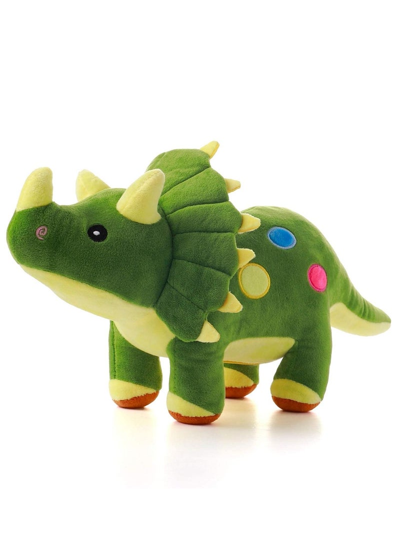 Dinosaur Plush Toy, 16" Stuffed Animal Triceratops Throw Plushie Pillow Doll Soft Green Fluffy Friend Hugging Cushion Present Soft Plush Stuffed Animal Dino Plushie for Every Age & Occasion - pzsku/Z0CCAF02DDD31EE0FA3F6Z/45/_/1683629939/8dd7918a-2ea0-4ace-a0bd-2b4112341594