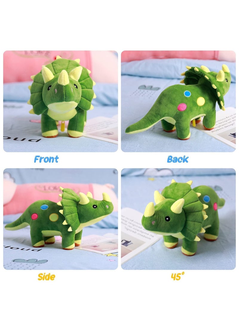 Dinosaur Plush Toy, 16" Stuffed Animal Triceratops Throw Plushie Pillow Doll Soft Green Fluffy Friend Hugging Cushion Present Soft Plush Stuffed Animal Dino Plushie for Every Age & Occasion - pzsku/Z0CCAF02DDD31EE0FA3F6Z/45/_/1683629940/358ec36d-6181-4a0f-b9ec-0e04732ca978