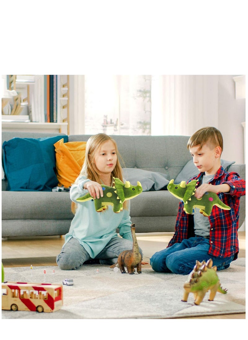 Dinosaur Plush Toy, 16" Stuffed Animal Triceratops Throw Plushie Pillow Doll Soft Green Fluffy Friend Hugging Cushion Present Soft Plush Stuffed Animal Dino Plushie for Every Age & Occasion - pzsku/Z0CCAF02DDD31EE0FA3F6Z/45/_/1683629940/9daf4514-979f-40af-96d7-16e8ffeace8e