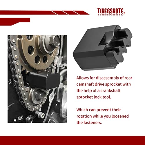 TIGERSGATE Cam Crank Shaft Locking Tool for harley 2017-UP MILWAUKEE 8(M8) Engine Models, All 2007-2016 Twin Cam Models, 2006 Dyna Models - Image 5