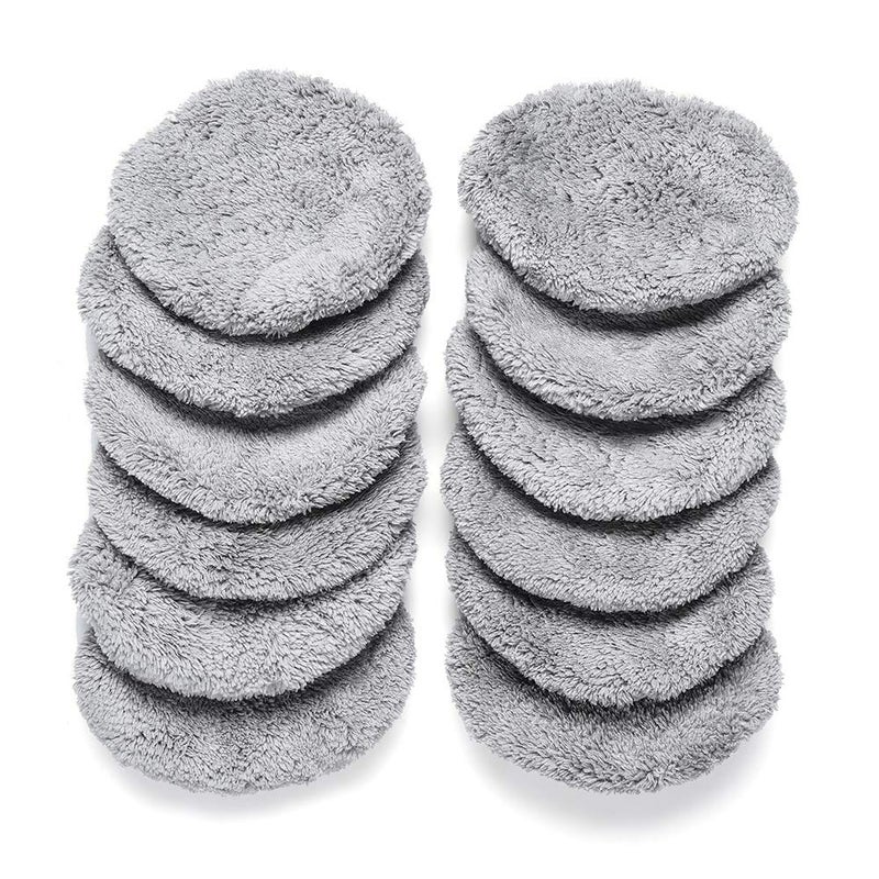 ZECENN Replacement Pads for Window Cleaning Robot Compatible with Model X5 X6 X7 X8 HC09 HC07 HC11 HC18 Washable and Reusable Microfiber Cloth 12pcs6 Sets 
