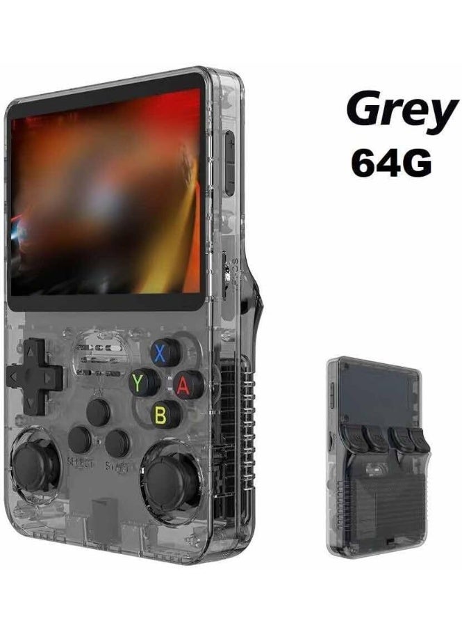 Gulf Trend R36S Retro Handheld Video Game Console with 3.5 Inch IPS Screen, 64GB Memory Card, 10,000+ Classic Games, Open Source Linux System, Portable Gaming Player for Adults & Kids – Black - Image 5