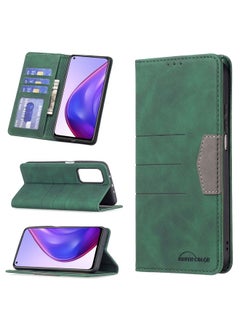 HuHa Case Cover For Xiaomi Mi 10T Pro 5G / 10T 5G / Redmi K30S Magnetic Splicing Leather Phone Case Green 