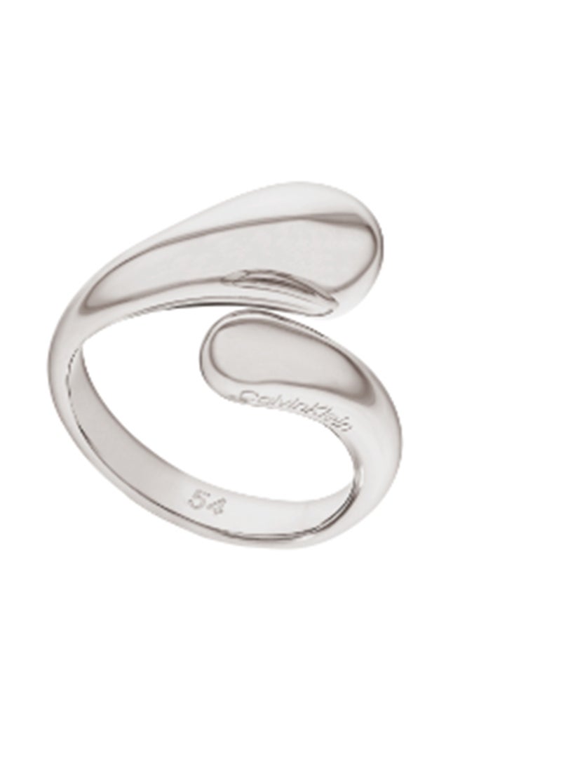 CALVIN KLEIN CALVIN KLEIN JEWELRY SCULPTURED DROPS FAMILY WOMENS RING - 35000192C 