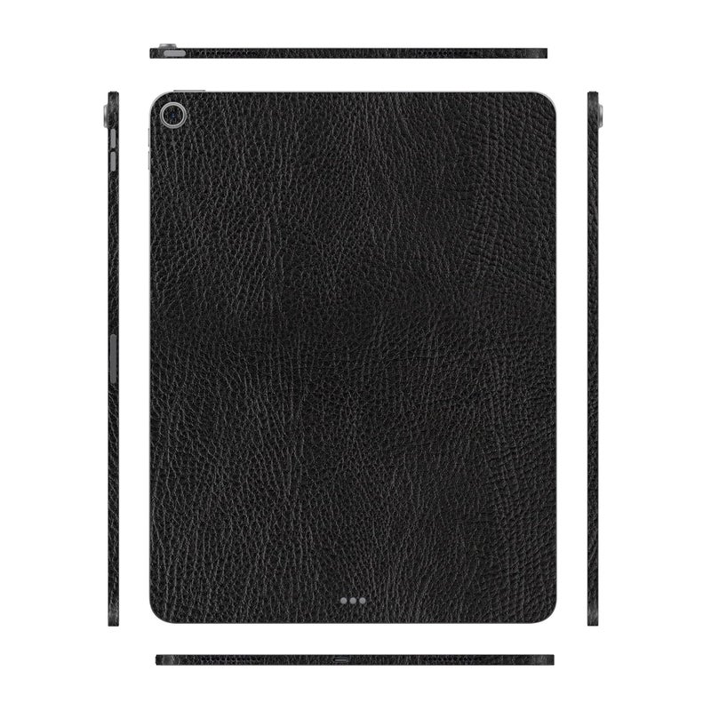 أغطية تابلت متوافقة مع آيباد إير 13 M2 2024، ملصق فينيل مضاد للخدش، فيلم واقي، ليس غلاف/غطاء (جلد أسود، غلاف كامل للجسم)