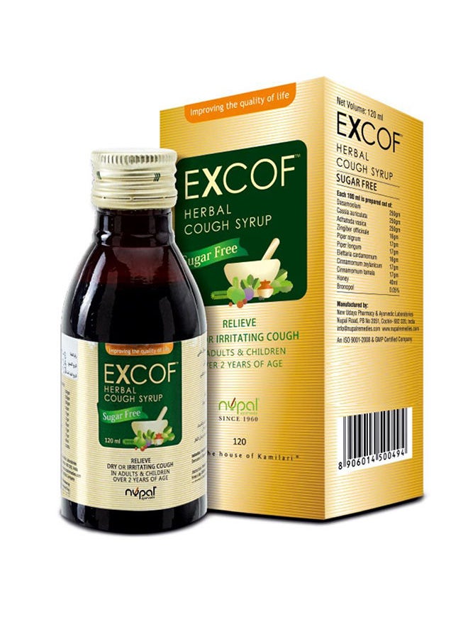 Nupal Remedies Excof Herbal Cough Syrup 120ML  - Image 5