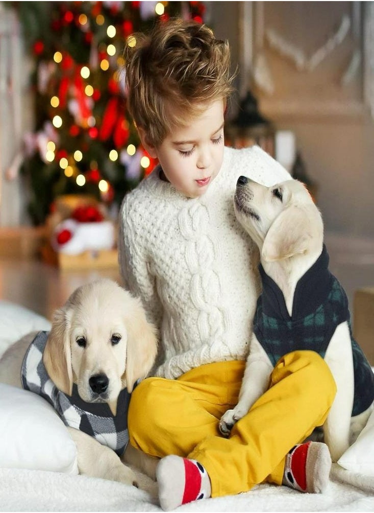Oasisgalore 6Pcs Pet Clothes Dogs Cats Sweater Warmth Fleece Traction Buckles Puppy Clothes Pet Supplies  - Image 4