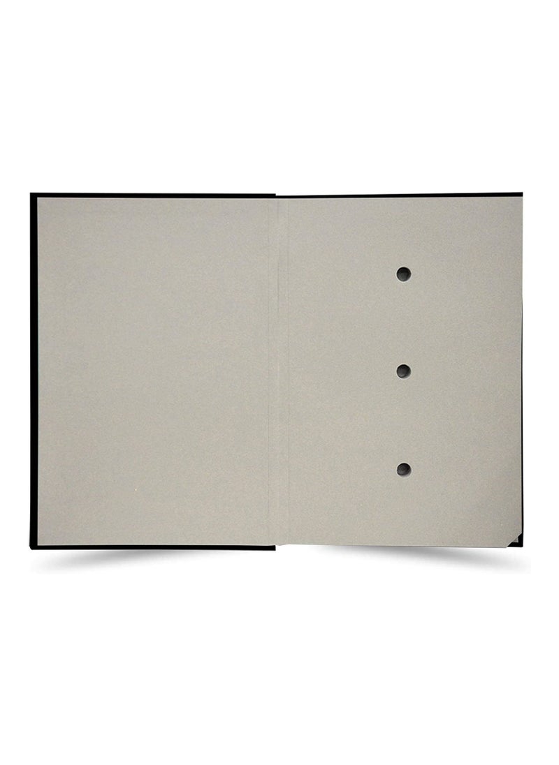 FIS FIS Signature Book, PP Material Cover, 20 Sheets, Black Color, 240 x 340 mm - FSCL20PPBK  - Image 2