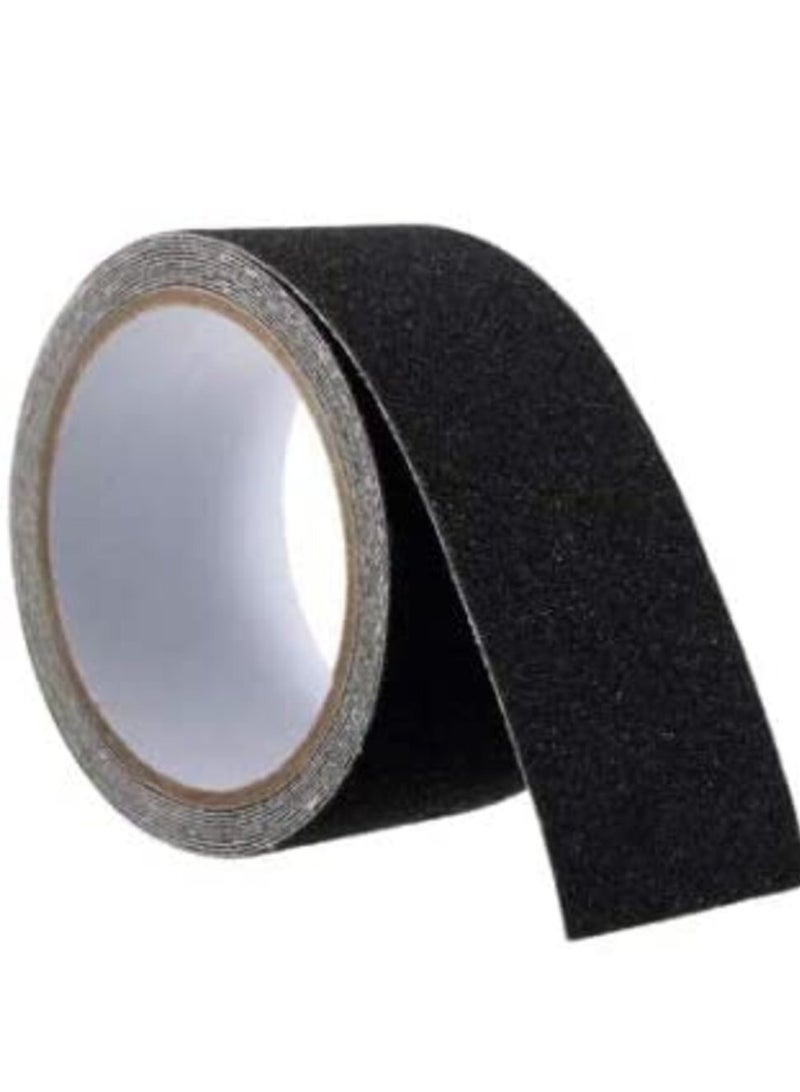 Como Como Anti-Slip Stairs Tape | Anti Slip Grip Tape | Non-Slip Traction Tape | 2"x18M | Black  - Image 1