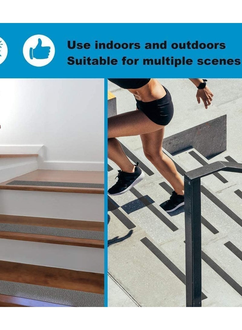 Como Como Anti-Slip Stairs Tape | Anti Slip Grip Tape | Non-Slip Traction Tape | 2"x18M | Black  - Image 5