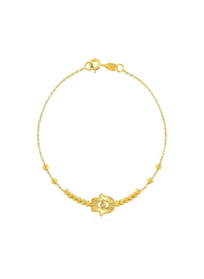 BAFLEH JEWELLERY Pure Perfection – 22KT Gold Bracelet for Every Occasion  - Image 1