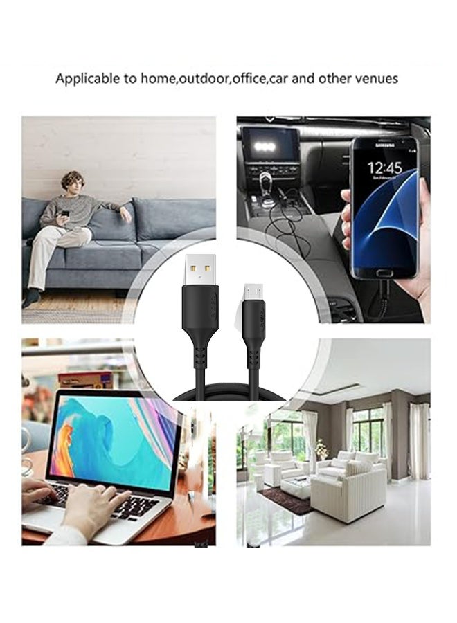 An Micro USB Cable, Sync Charge USB Data, 1.2M Cable Compatible MicroUSB Devices - Black - Image 3