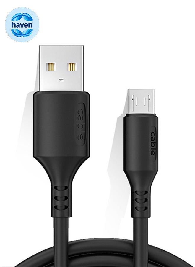 هافن كابل صغير، بيانات شحن متزامن، كابل متوافق مع جهاز أسود - Image 1
