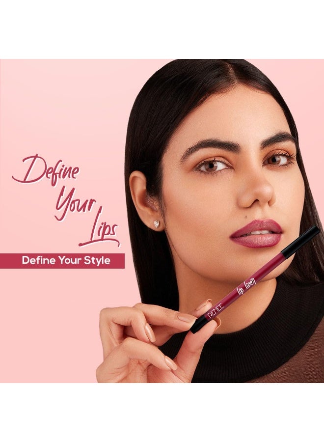 رينيه أقلام تحديد الشفاه مات من رينيه، طويلة الأمد ومقاومة للتلطخ، تغطية كاملة، صبغة مكثفة، صيغة سهلة الانزلاق، مدمجة بزيت فيتامين E وزيت الخروع، طقم من 12 قلم - Image 4