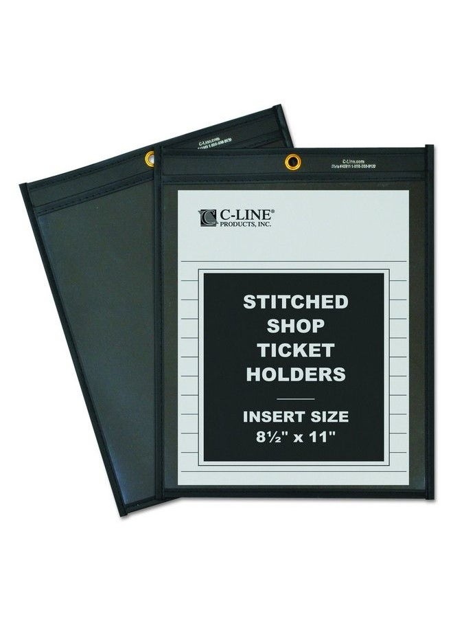 C-Line - Shop Ticket Holders Stitched One Side Clear 81 2" X 11" Box Of 25 (45911) - Image 1