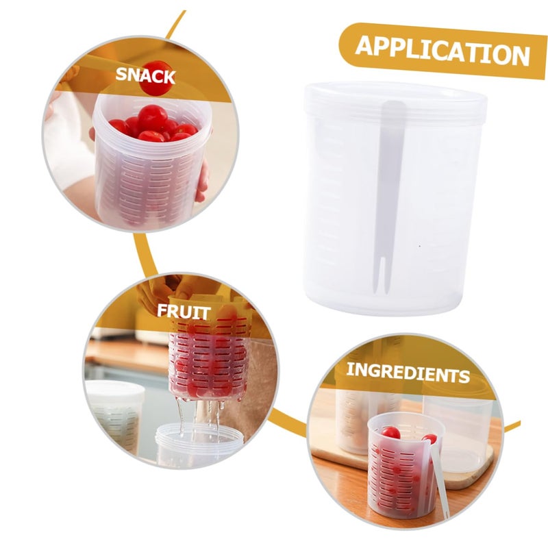 Airtight Freezer Boxes For Fresh Fruit Storage Easy Clean Space Saving Design 2Pcs - Image 3
