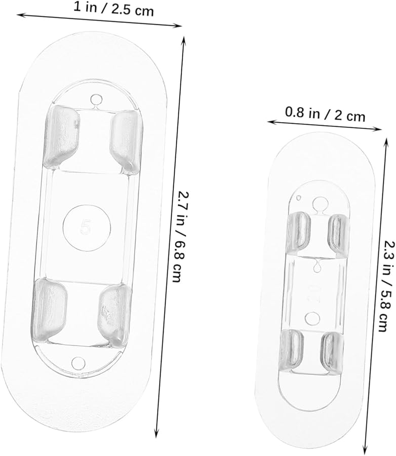 30 Pack White Cable Clips Cord Organizer Wall Wire Clamp Holders for Appliances - Image 3