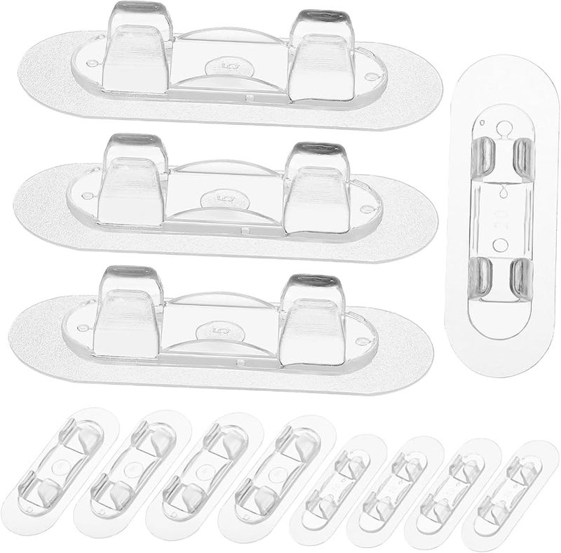 30 Pack White Cable Clips Cord Organizer Wall Wire Clamp Holders for Appliances - Image 1