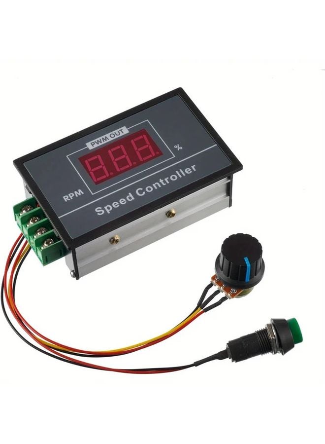 30A متحكم سرعة محرك التيار المستمر PWM 6-60 فولت بشاشة رقمية LED 1 قطعة - Image 3