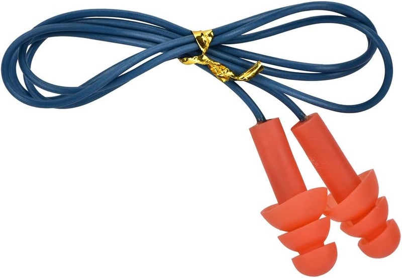 Sonew Hearing Ear Plugs Corded Silicone Noise Reduction Earplugs Metal Detectable,1 Pair