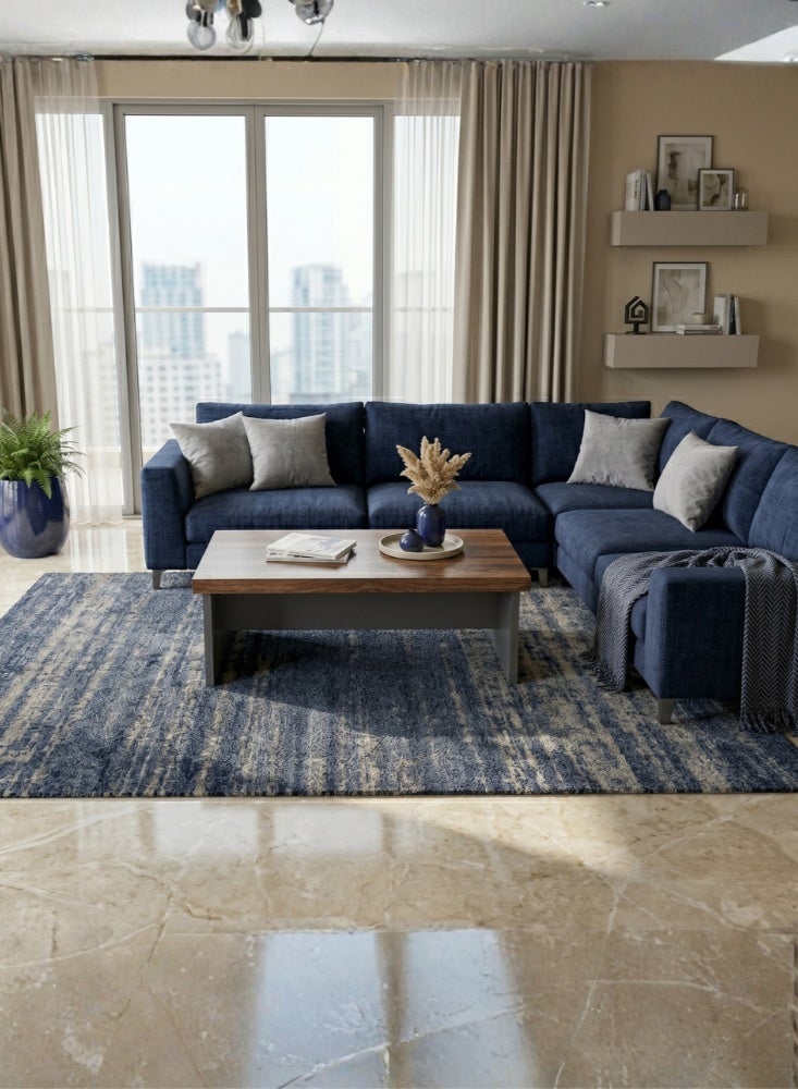 Karnak Modern Bartlett Coffee Table | Compact Console Table | Concrete Centre Table | Rectangular Tables for Home Office & Living Room Furniture - Image 1