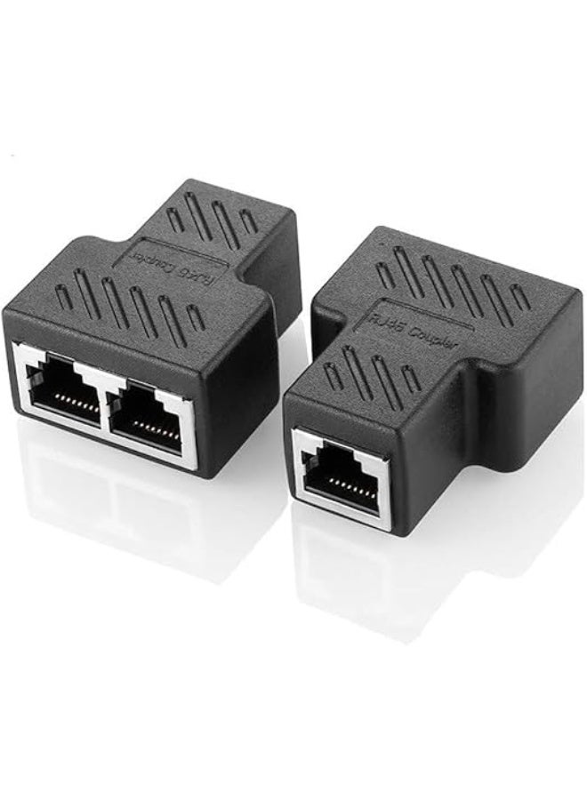 موزع شبكة محلية RJ45 1 إلى 2 – محول LAN لتقسيم كابل الإيثرنت، أداء مستقر وجودة عالية - Image 4