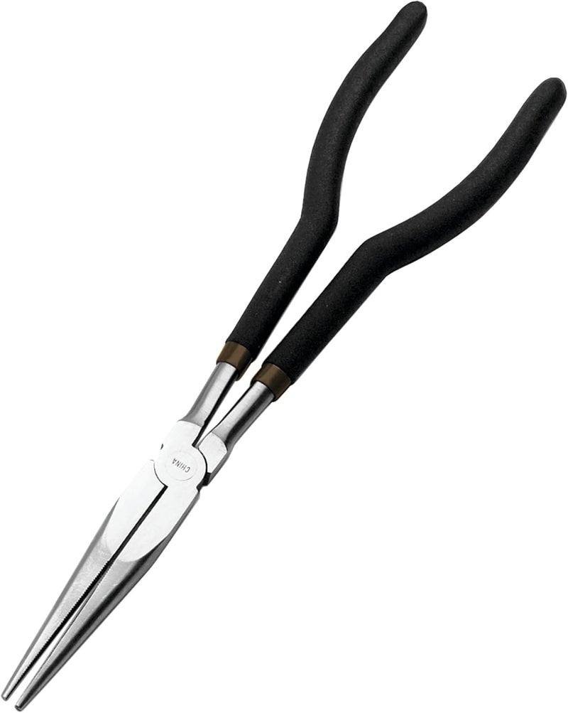 W1044 11-Inch Long Reach Long Nose Pliers Black