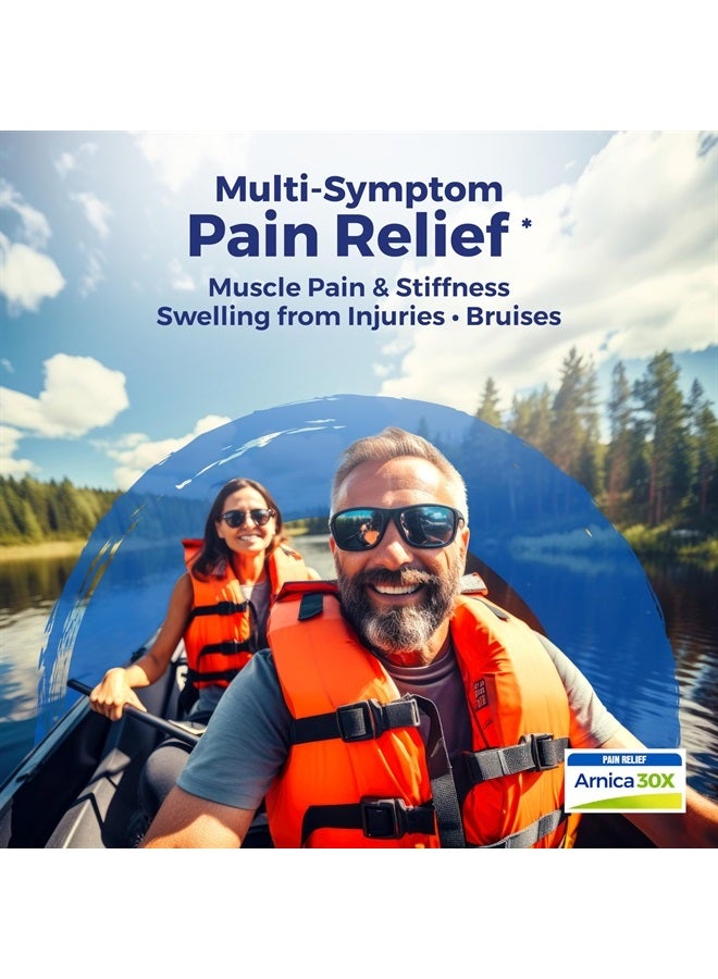 Boiron Arnica Montana 30X Homeopathic Medicine for Relief from Muscle Pain, Muscle Stiffness, Swelling from Injury, and Discoloration from Bruises - 3 Count (240 Pellets)  - Image 2