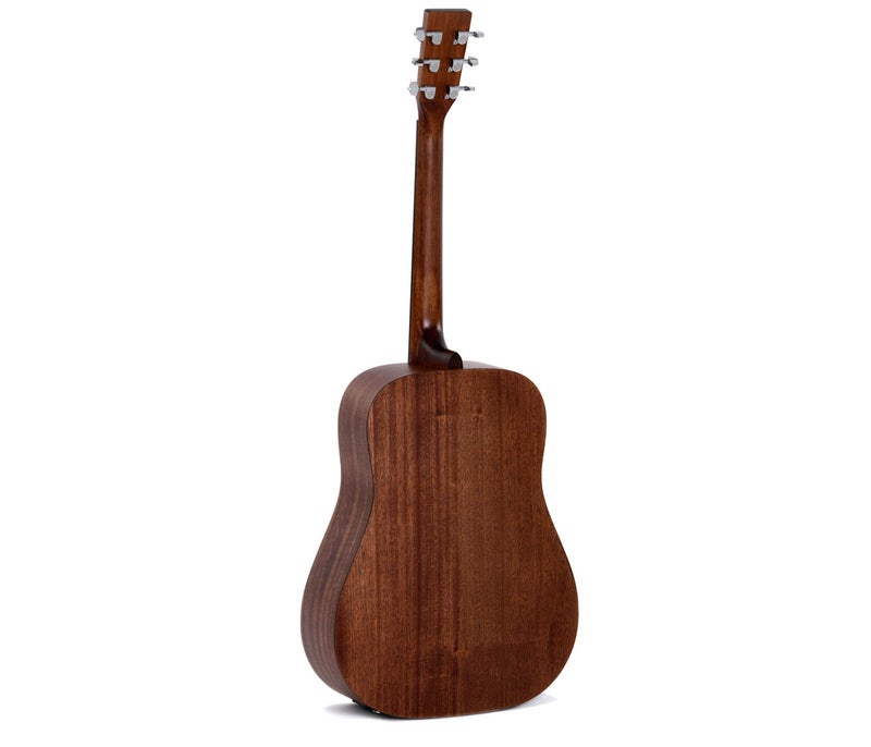 Sigma D-14 Fret Dreadnought Semi Acoustic Guitar - Natural - Image 3