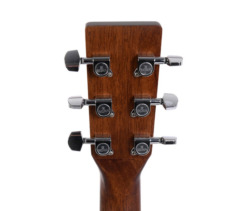 Sigma D-14 Fret Dreadnought Semi Acoustic Guitar - Natural - Image 5