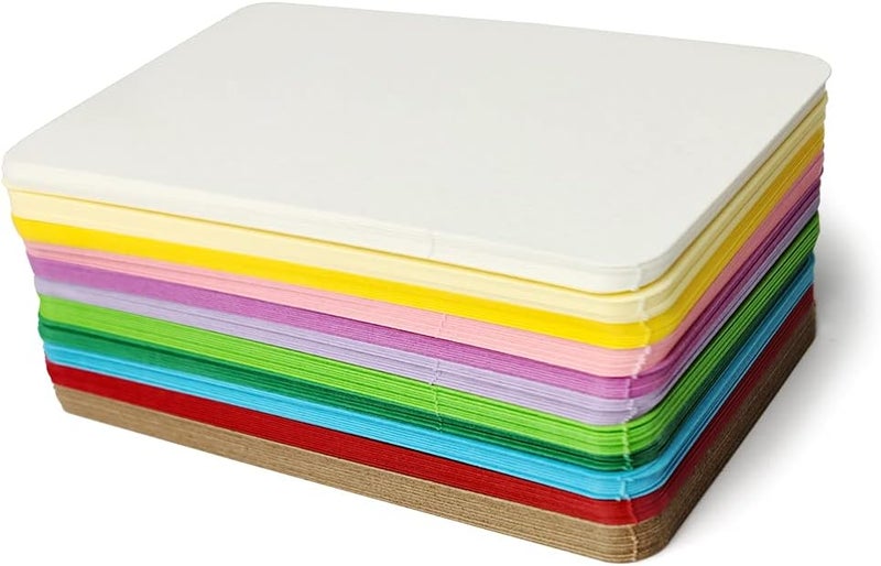 PPAPPAPPIYO 3.5x2 Blank color index cards (100) Paper - Blank (multi) - Image 1