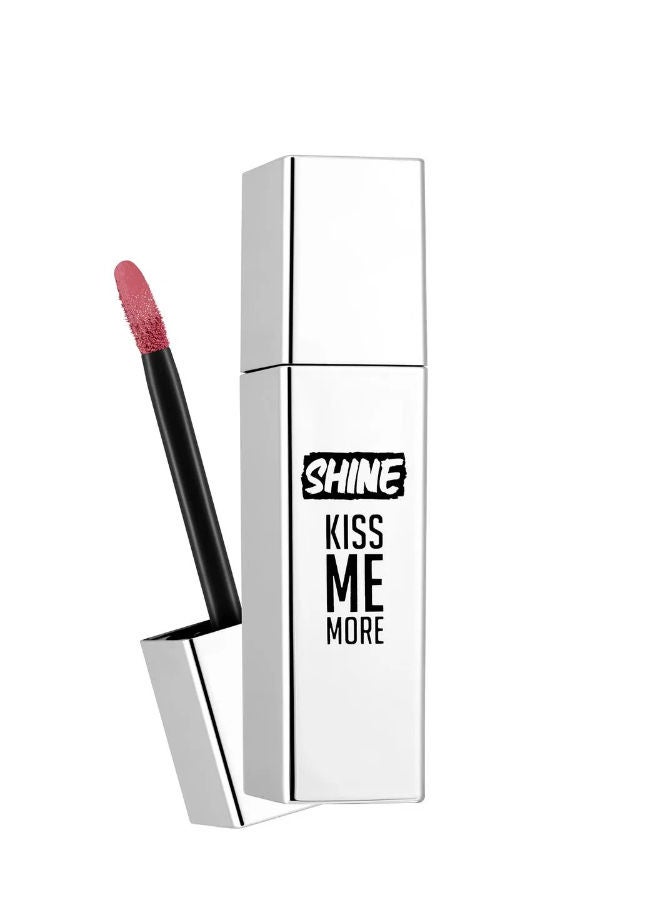 flormar Shine Kiss Me More Long-Lasting & Shiny Finish Liquid Lipstick 004 Fall Rose - Image 1