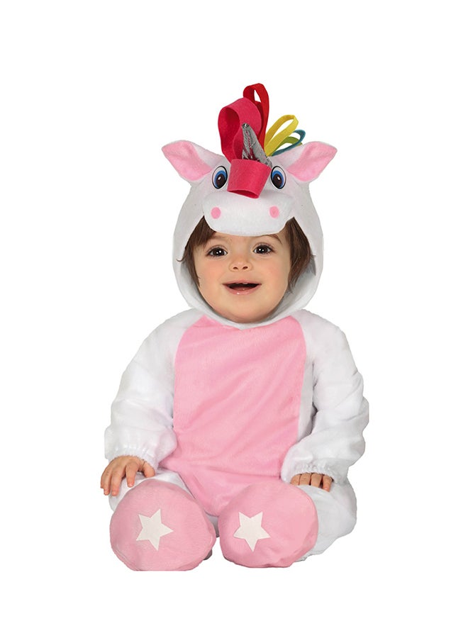 Fiestas Guirca Unicorn Baby Costume, 12-24 Months. Includes: Hood, Jumpsuit, and Feet
