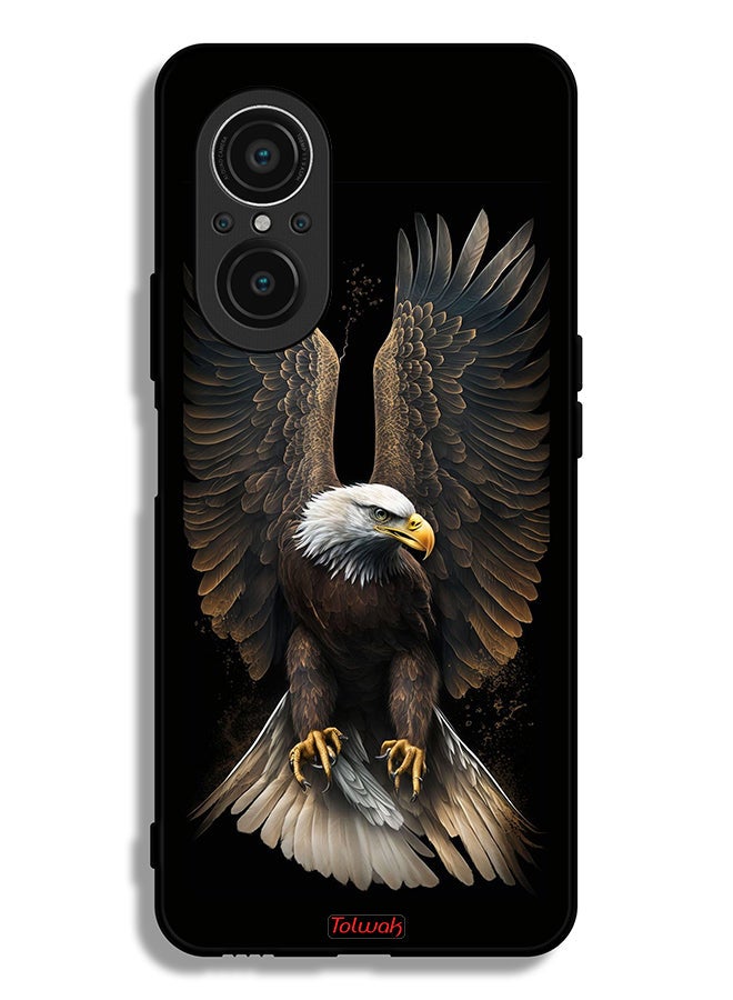 Tolwak Huawei nova 9 SE 5G Protective Case Cover Eagle Spread Wings - Image 2