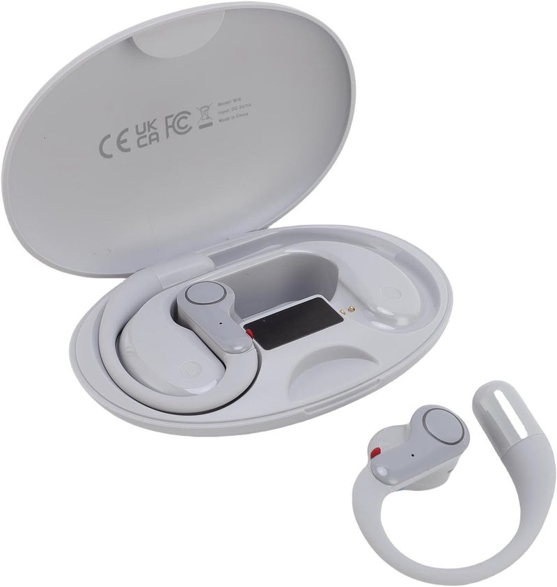 POCREATION AI Translation Earbuds, Real Time Translator with 150 Languages 5.4, Noise Canceling Array, High Performance Battery, with APP for Travel Business Learning (Grey) - Image 5